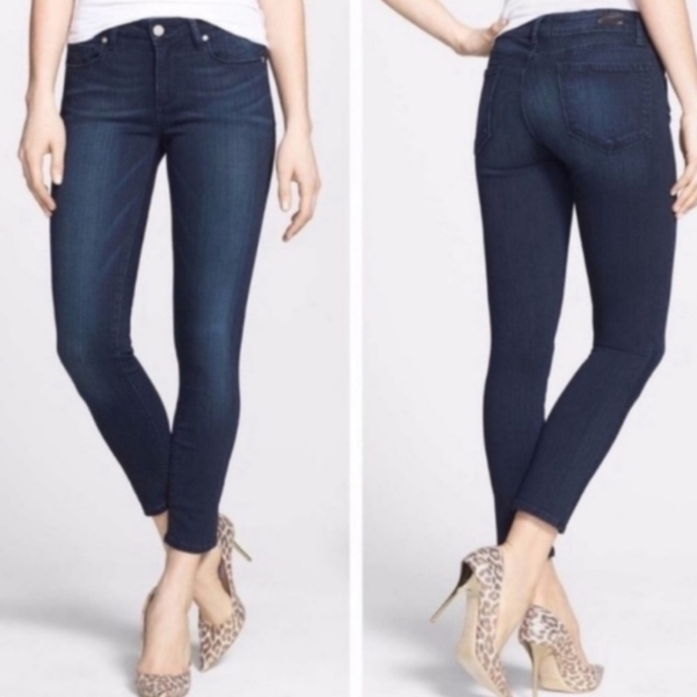 Paige Verdugo Crop Jeans Dark Wash-26